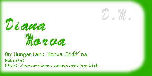 diana morva business card